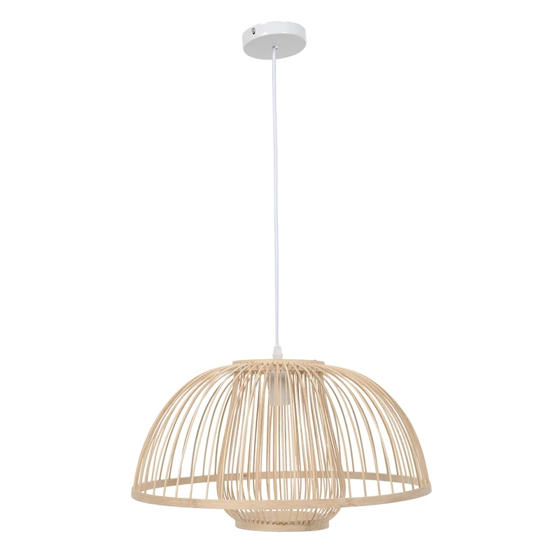 Бамбуковая Подвесная лампа освещение сад ресторан отель ферма чайный домик