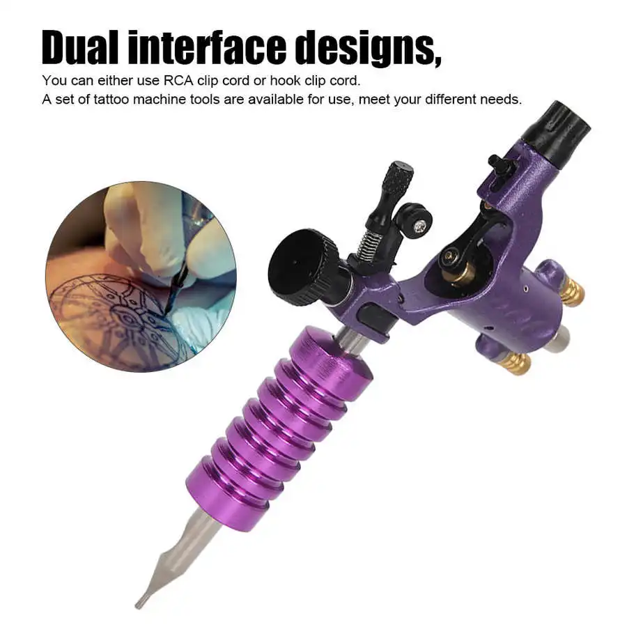 RCA крюк двойной интерфейс тату машина для начинающих профессиональных