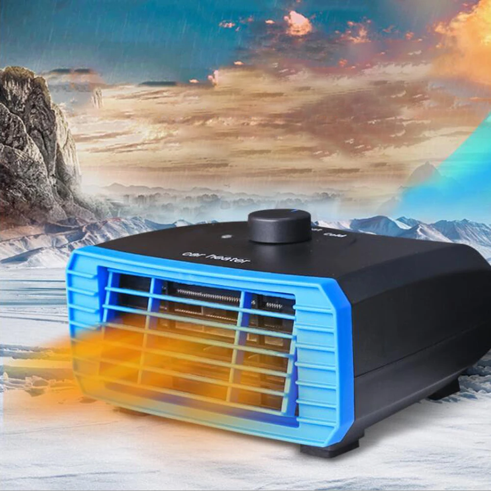

Winter Cooling Warmer Freestanding ABS Vehicle Demister Energy Saving Defrosting Adjustable Low Noise Car Heater Universal