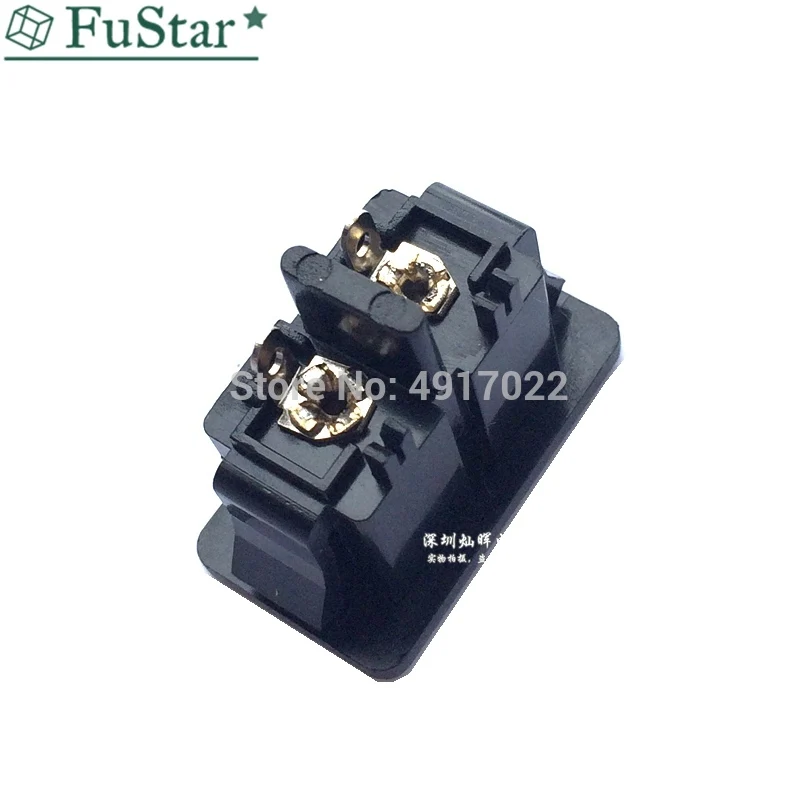 10 шт. BX 180 черный с разъемом папа IEC320 C8 Мощность Разъем AC 250V 2.5A 2Pin 8 слово розетки