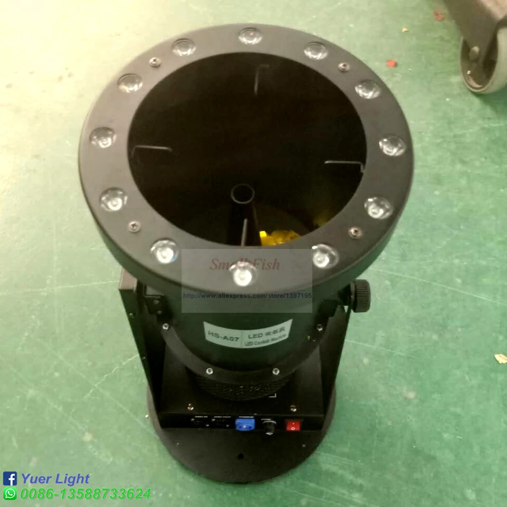 Высокое качество 1200 Вт Led свадебная машина для конфетти cannon свадебная машина конфетти машина для вечерние сцены
