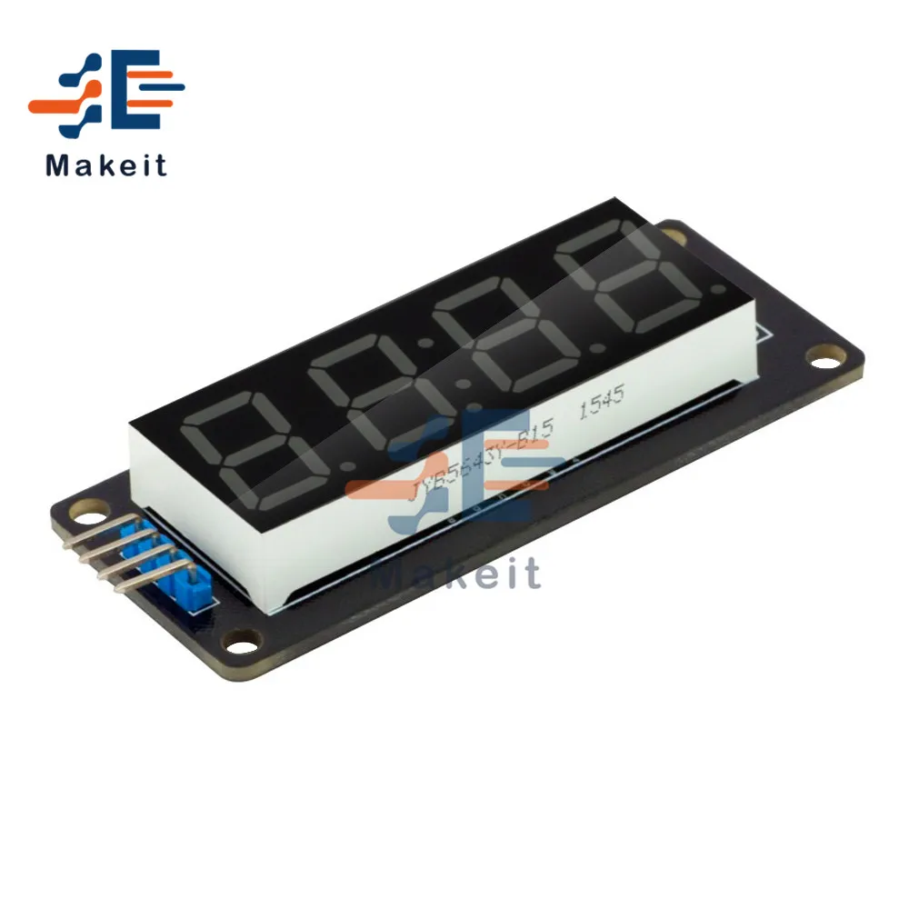 Материнская плата TM1637 для Arduino 4-значный 6-битный модуль 0 56 дюйма цифровые