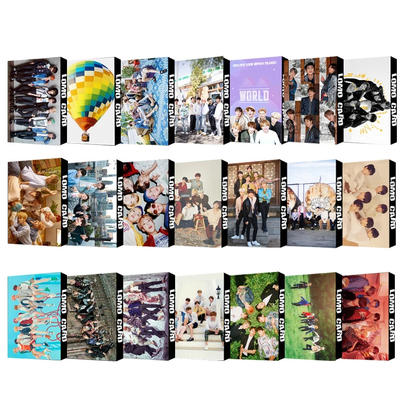 

NEW KPOP South Korean Groups Bangtan Boys Album Poster Lomo Cards Map Of The Soul 7 Collection Card Photocard Lomo Cards Gift