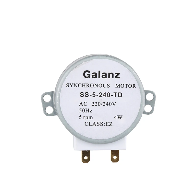 

SS-5-240-TD Microwave Oven Synchronous Motor Rotary Tray Motor 220V 4W GAL-5-240-TD Semicircular Axis