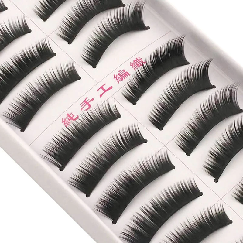 10 Pairs Of Thick Mink False Eyelashes Dramatic Soft Handmade Multi-layer Eyelash Makeup Tools | Красота и здоровье
