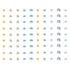 1 шт. Kawaii Weather Sun Cloud DIY украшения Скрапбукинг блокнот канцелярские наклейки Precut Art Paper Planner дневник стикер наклейки стикеры канцелярия концелярия милые вещи канцтовары