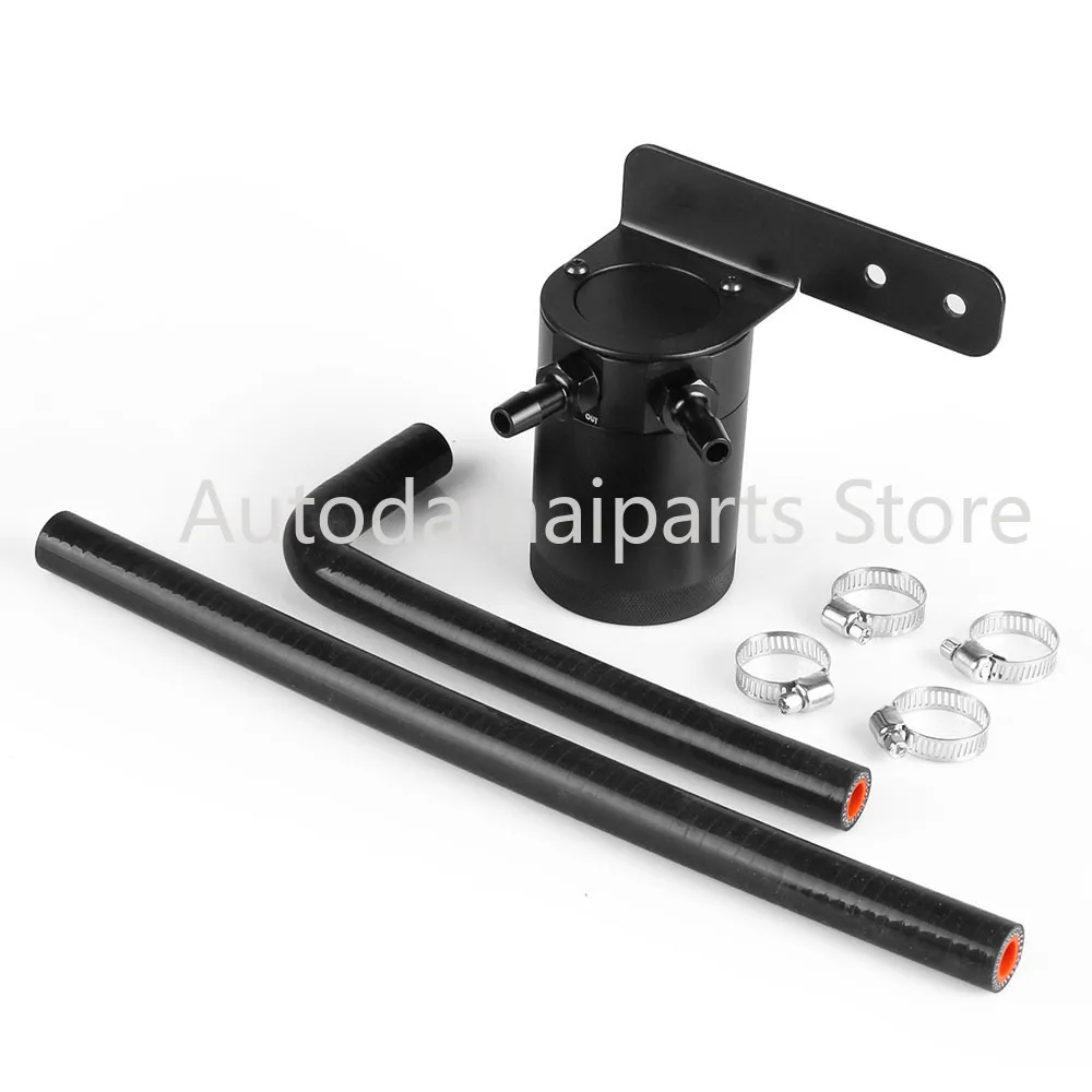 

Applicable To Honda Civic 16 17 Dual Port Oil Breather Tank Oil Collector Air Oil Separator Fuel Tank