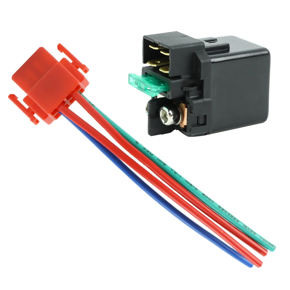 Мотоциклетный блок зажигания Ключ стартера соленоидное реле с вилкой для Honda CB600