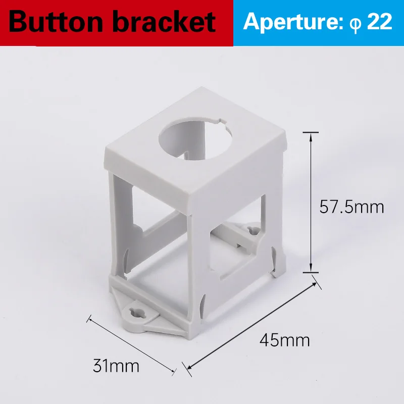 Крепежный кронштейн для кнопки переключателя сигнальной лампы можно установить