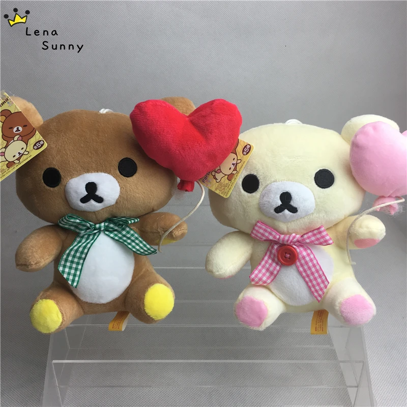 2 шт./лот смешанные стили Медведь Rilakkuma, плюшевый игрушка, Свадебные/вечерние/компания юбилей рекламные Rilakkuma Медведь Подарки Игрушка