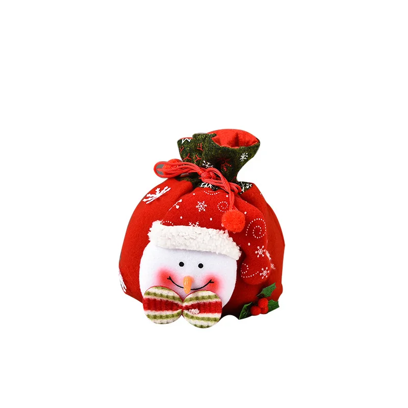 

Free Shipping Cute christmas gift bag three-dimensional candy bag christmas gift tote bag christmas decoration