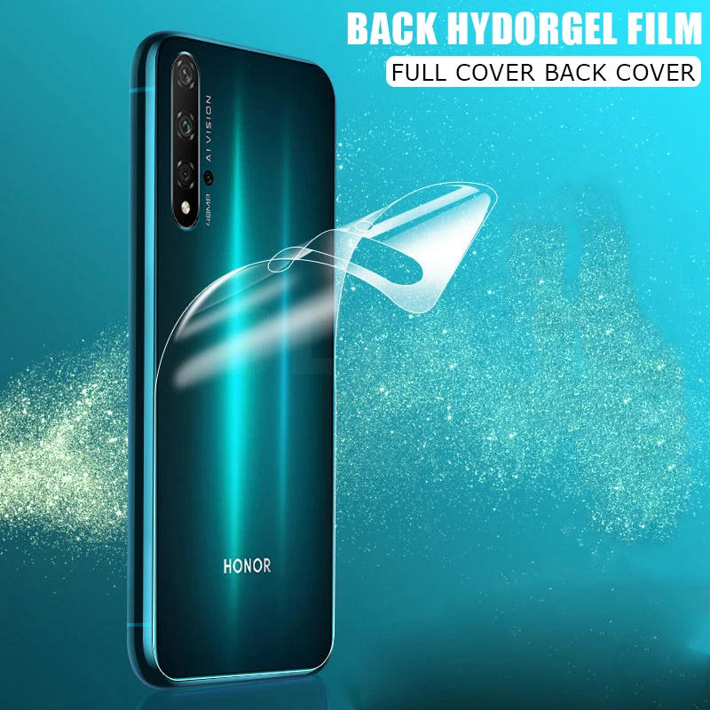 

Front Back Film Hydrogel Film For Huawei Honor 8 9 Lite 8X Max 9X Pro 20 Pro 10i Lite Screen Protector Back Cover Film Not Glass