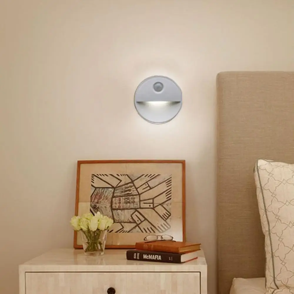 

Infrared Human Body Motion Sensor Night Light 3A Wall Light Magnet Closet Lights Stairs Bathroom Emergency LED Night Light CD