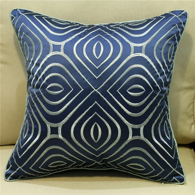 LeRadore Роскошный вышитый велюровый чехол для подушки Наволочки домашний клуб