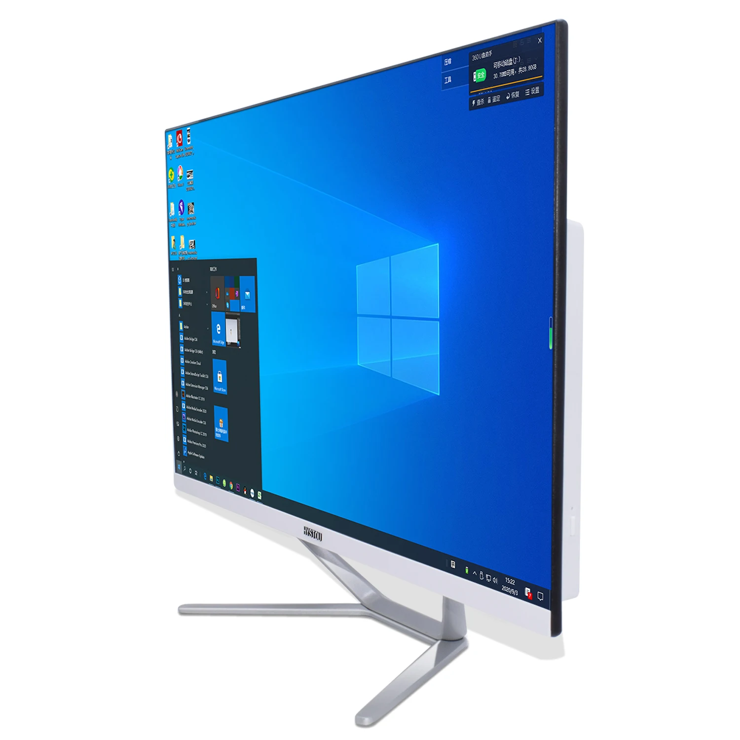 HYSTOU 27 дюймов все в одном пк Core i7 9700F i5 9400F NVIDIA GTX1650 4 Гб DDR3 i3 9100F Windows 10 Linux беспроводная