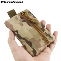 2021 outdoor sports camouflage belt gray green bag tactical coin purse tactical running portable edc tool storage hand bags