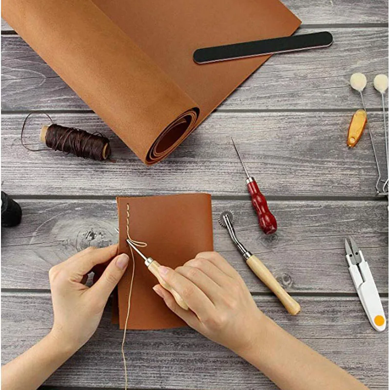 28 шт./компл. швейные инструменты сделай сам набор инструментов для работы с кожей