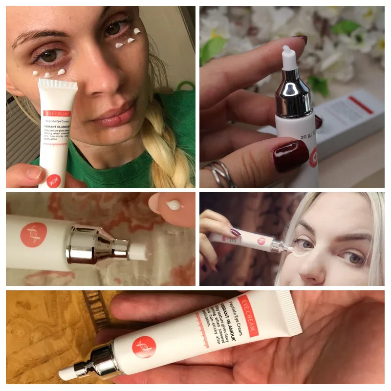 

Peptide Collagen Eye Cream Anti-Wrinkle Anti-Age Remover Fine Lines Dark Circles Eye Bag Firming Skin Anti Puffiness Care Cream