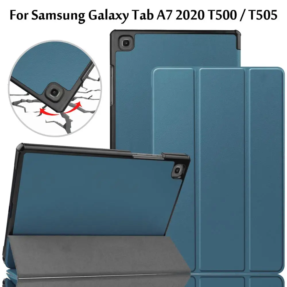 

Чехол для Samsung Galaxy Tab A7 10,1 SM-T500/женский ультратонкий кожаный чехол с магнитной подставкой для Tab A7 T500 T505 Funda Capa