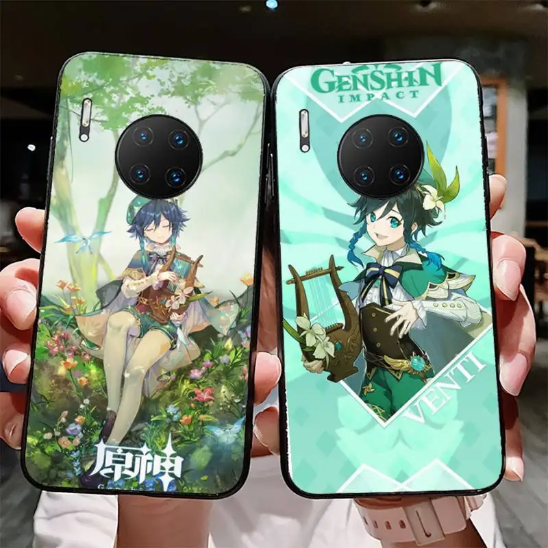 

Yinuoda Game Genshin Impact Venti Cute Phone Case for Huawei Mate 20 10 9 40 30 lite pro X Nova 2 3i 7se