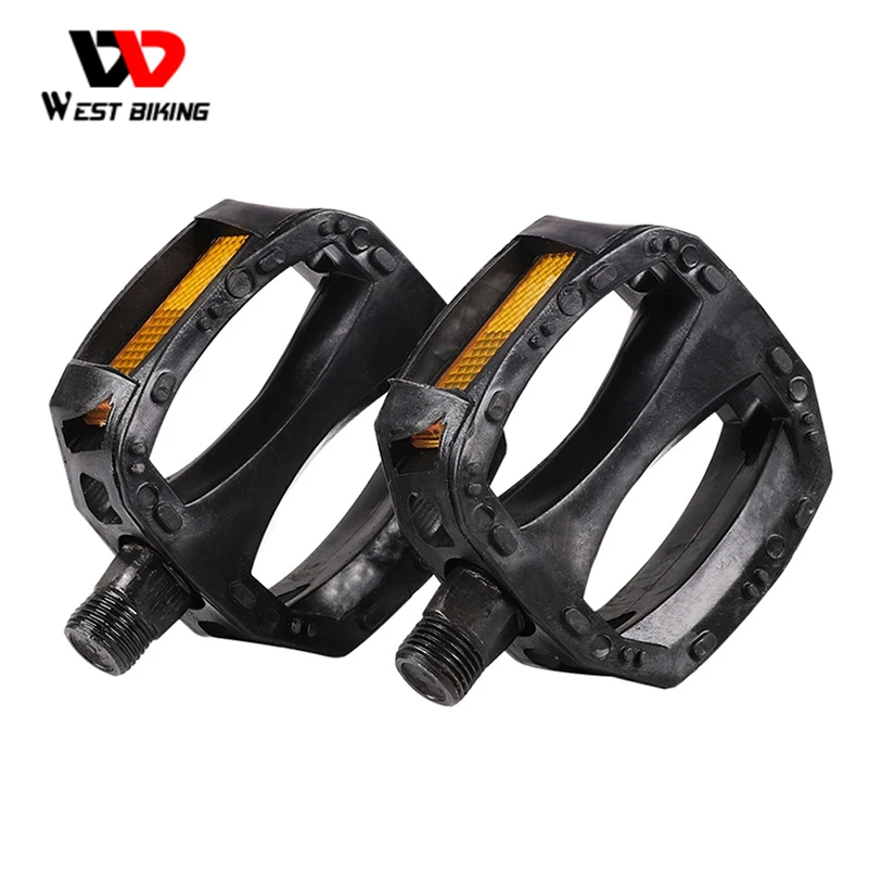 

WEST BIKING Kids Bike Pedals Childers Bicycle 12MM Anti-slip Plastic Replacment Pedals Cycling Tool Trike Tricycle Bike Parts
