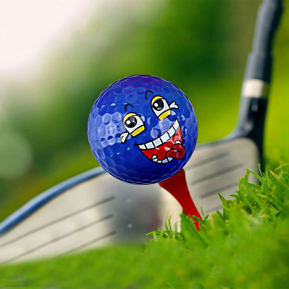 6 шт. мини Новинка практики забавные мяч для Гольф шары два слоя Цветной|Мячи