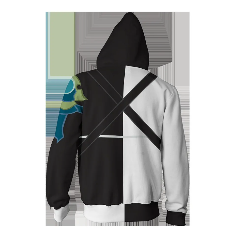 Королевство толстовка с сердцами Axel Terra Косплей костюмы 3D принтом на молнии