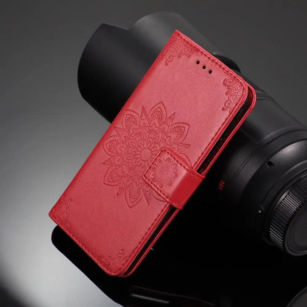 Прочный Магнитный чехол кошелек с калейдоскопом для iPhone 7 8plus 12 11Pro