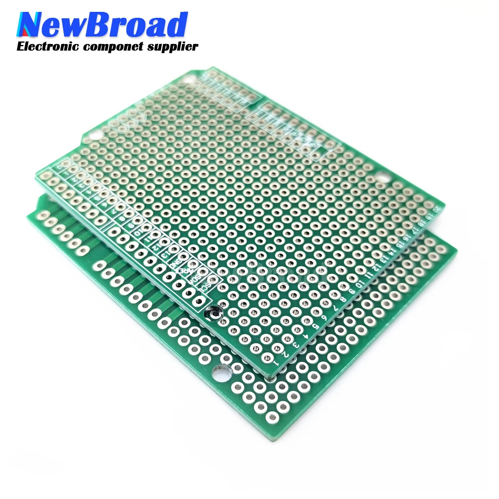 1 pcs Prototype PCB Board For Arduino UNO R3 ATMEGA328P Shield Breadboard Protoshield DIY FR4 2.54mm Pitch Thickness 1.6mm | Электронные