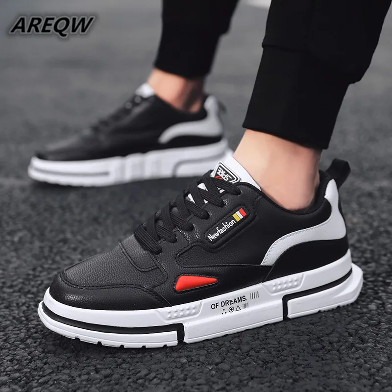 Мужские кроссовки в стиле Харадзюку темно-синие дышащие винтажном Повседневная