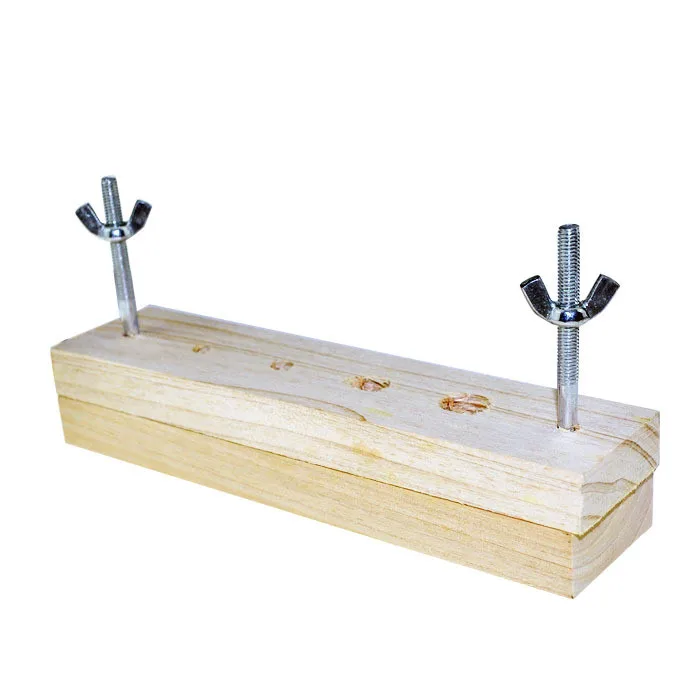 

Wooden Perforator Clamping Tool Hole Punch Plywood Fixed Tool Experimental Use Rubber Stopper Cork Hole Punch Tools