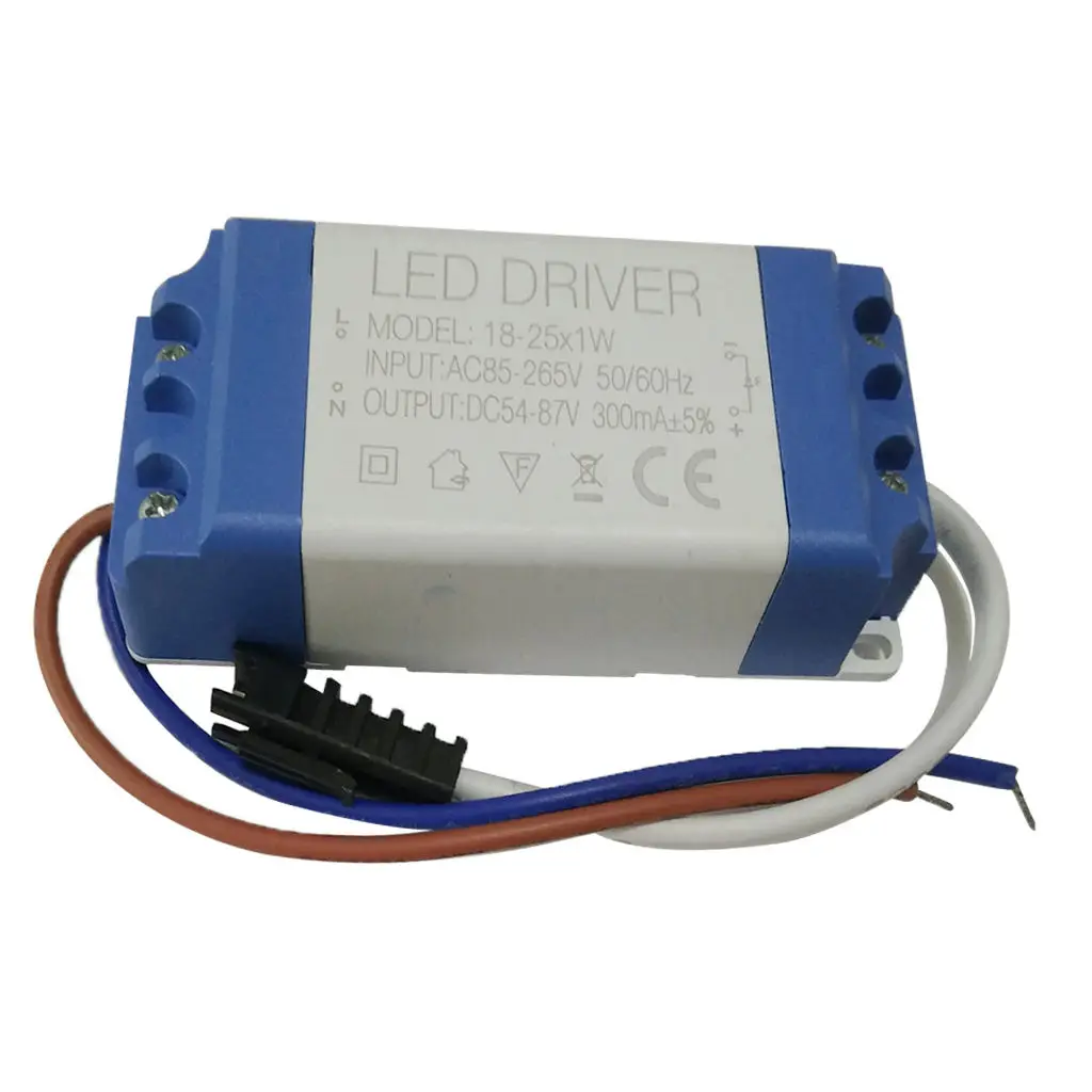 

AC85-265V/ 18-25*1W Led Driver Light Bar Module Downlight LED Power Supply
