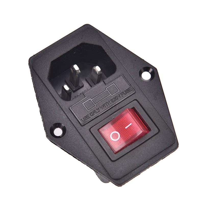Новая розетка питания переменного тока 10 А 250 В 3 контакта IEC320 C14 Входной модульный