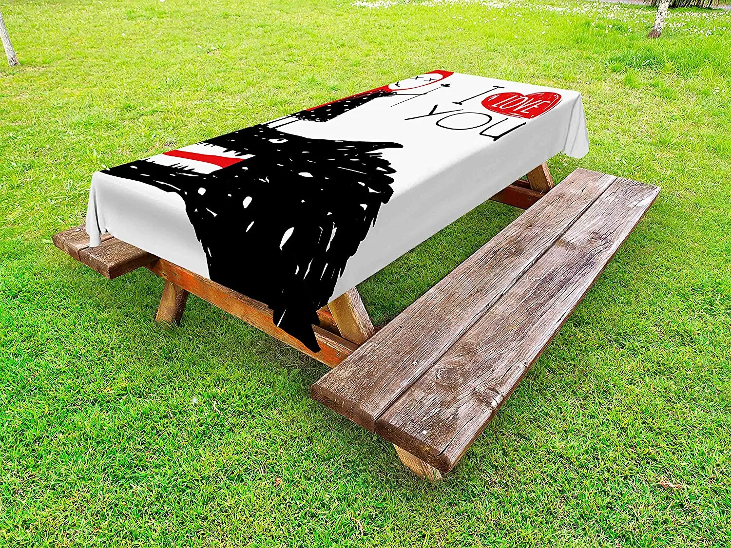 Причудливая уличная скатерть Красная Шапочка для верховой езды любит плохой