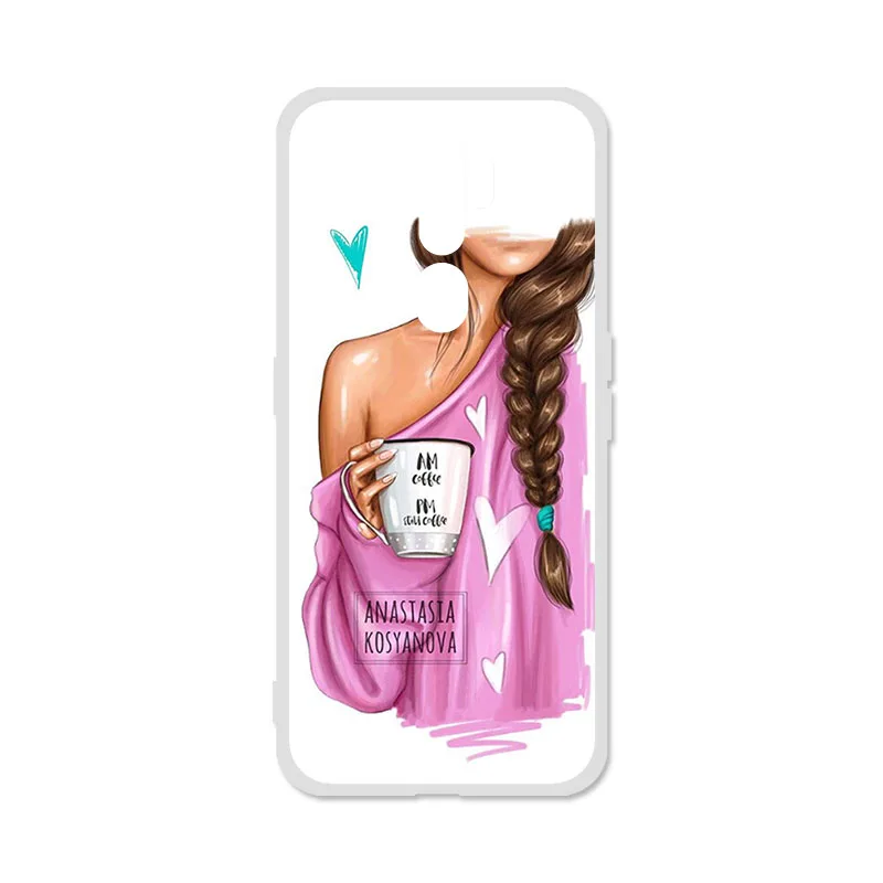 

TPU Cases For Oppo A9 2020 Case Fashion Super Mom Baby Girl Fundas For OPPO A5 2020 A91 A8 A31 F15 Find X2 F11 Pro Cover Bumper