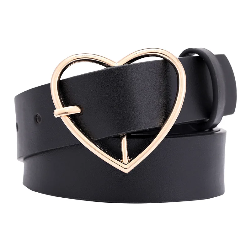 

Ремень женский в форме сердца, с регулируемой пряжкой, 2020