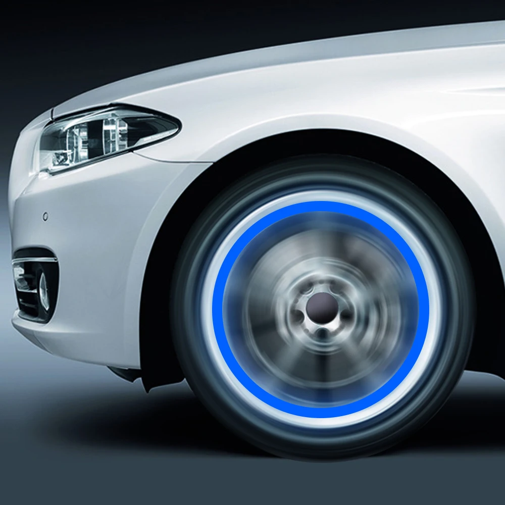 Светодиодная лампа на колесо автомобиля неоновая с колпачком клапана шины для BMW