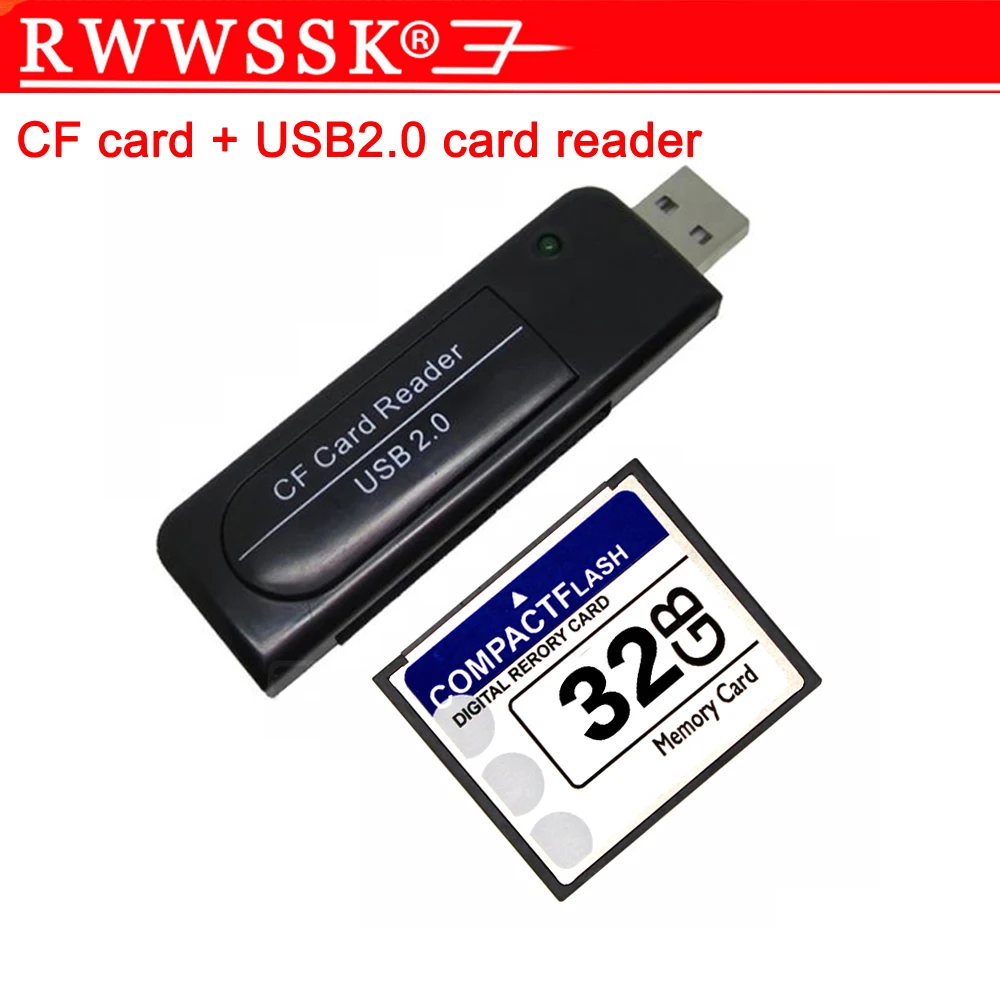 Компактная флэш карта CF + USB 128 кардридер 256 Мб МБ 1 ГБ 2 4 8 16 32 64 cf памяти для DSLR станка