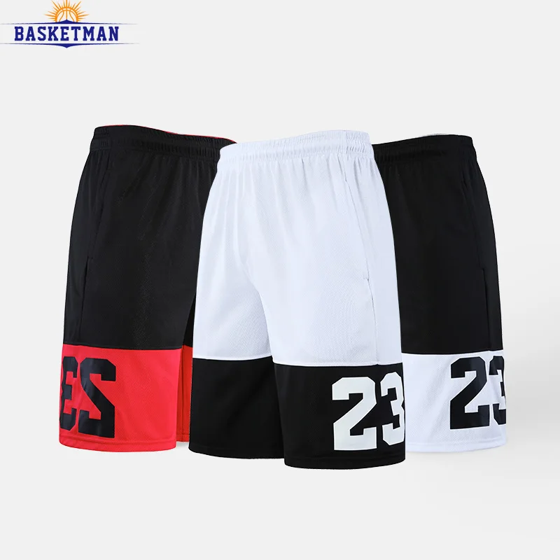 

BASKETMAN Basketball Shorts For Men Sweatpants Sports Fitness Boxing Running Training Short Pants Quickly Dry Workout Trackpants