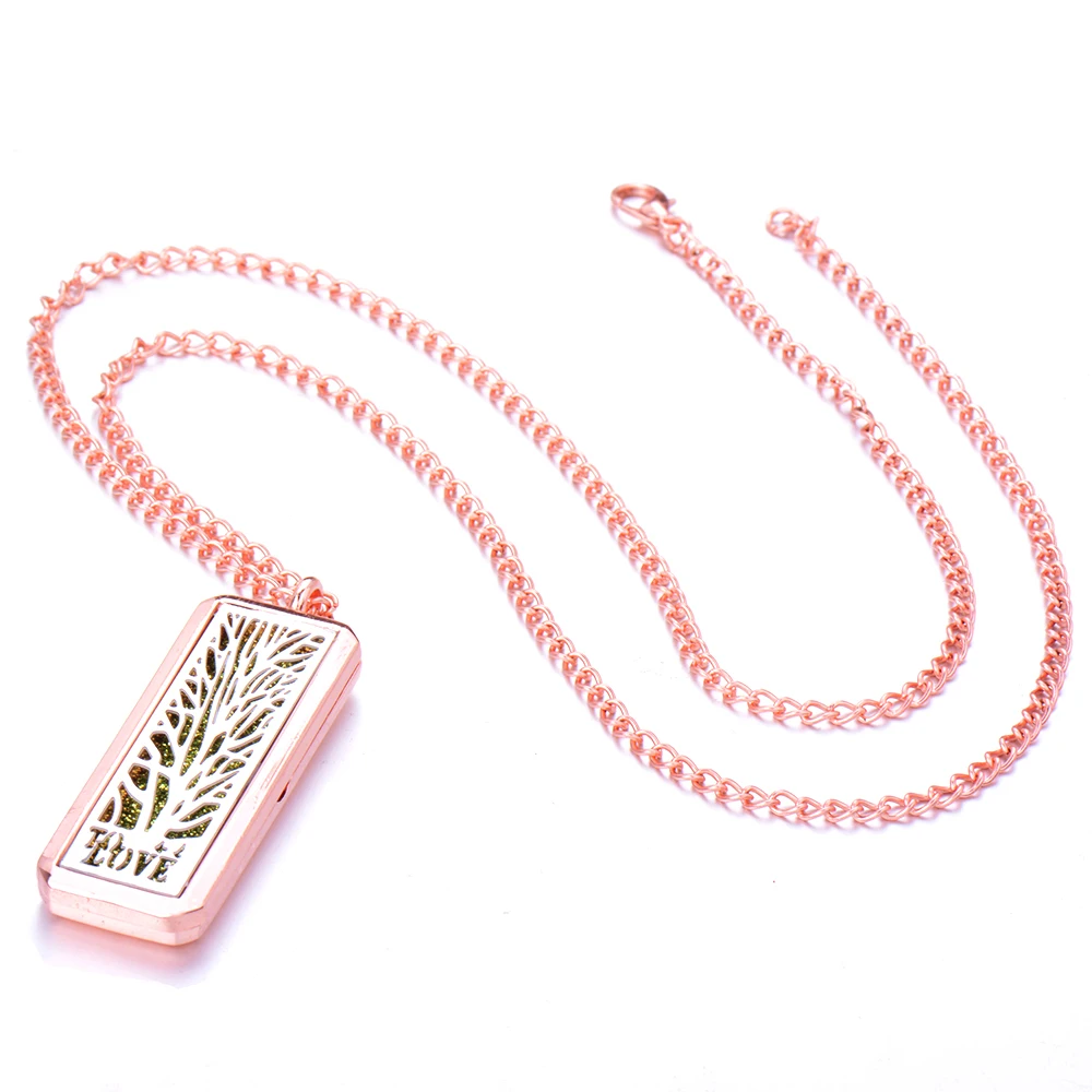 Магнитный прямоугольник ароматерапия диффузор ожерелье ювелирные изделия