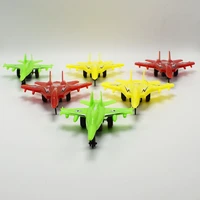 childrens mini color small airplane plastic model toy boy birthday gift finished goods hot toys