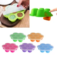 2021 new baby food container infant fruit breast milk storage box freezer tray crisper food grade silicone bpa free