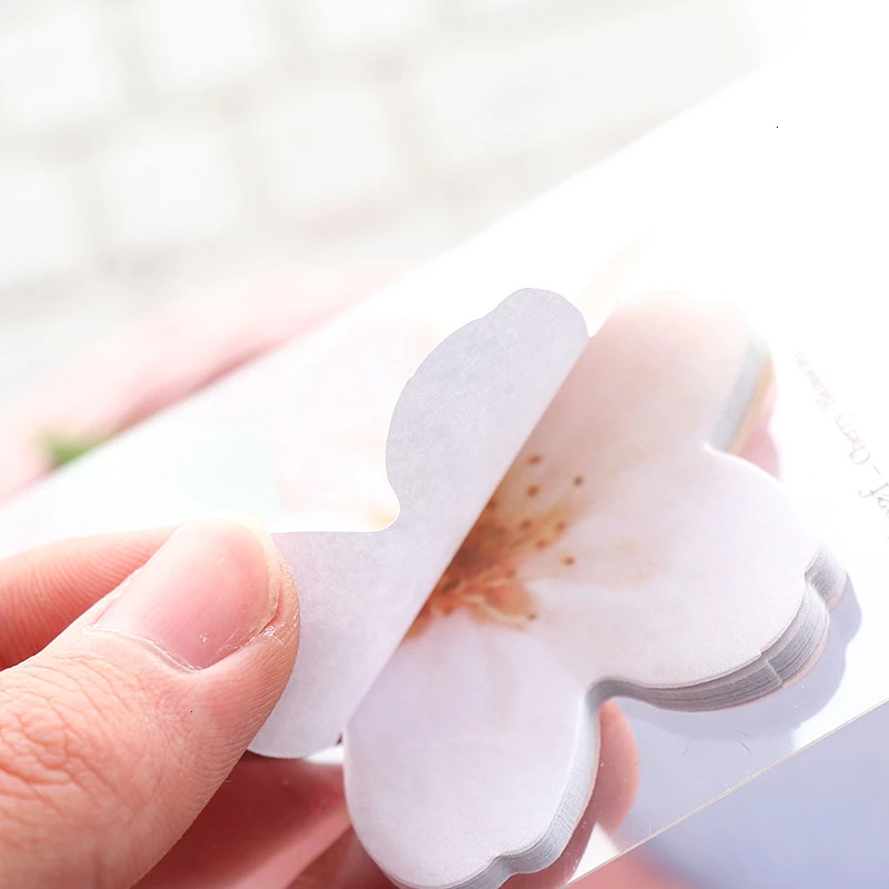 Необычный милый блокнот для заметок с листьями разноцветный клейкий студентов