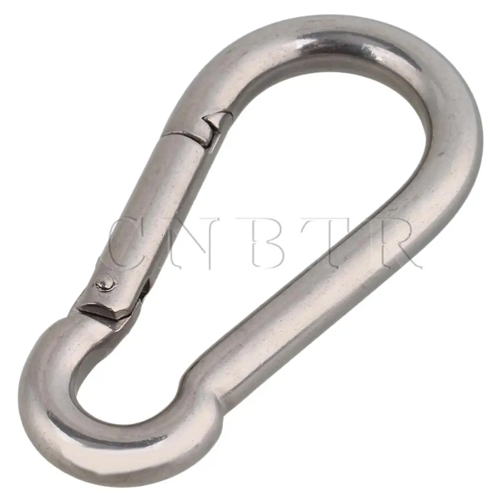 CNBTR 5 x Multifunctional Spring Snap Quick Link Lock Carabiner Stainless M10 100mm | Инструменты