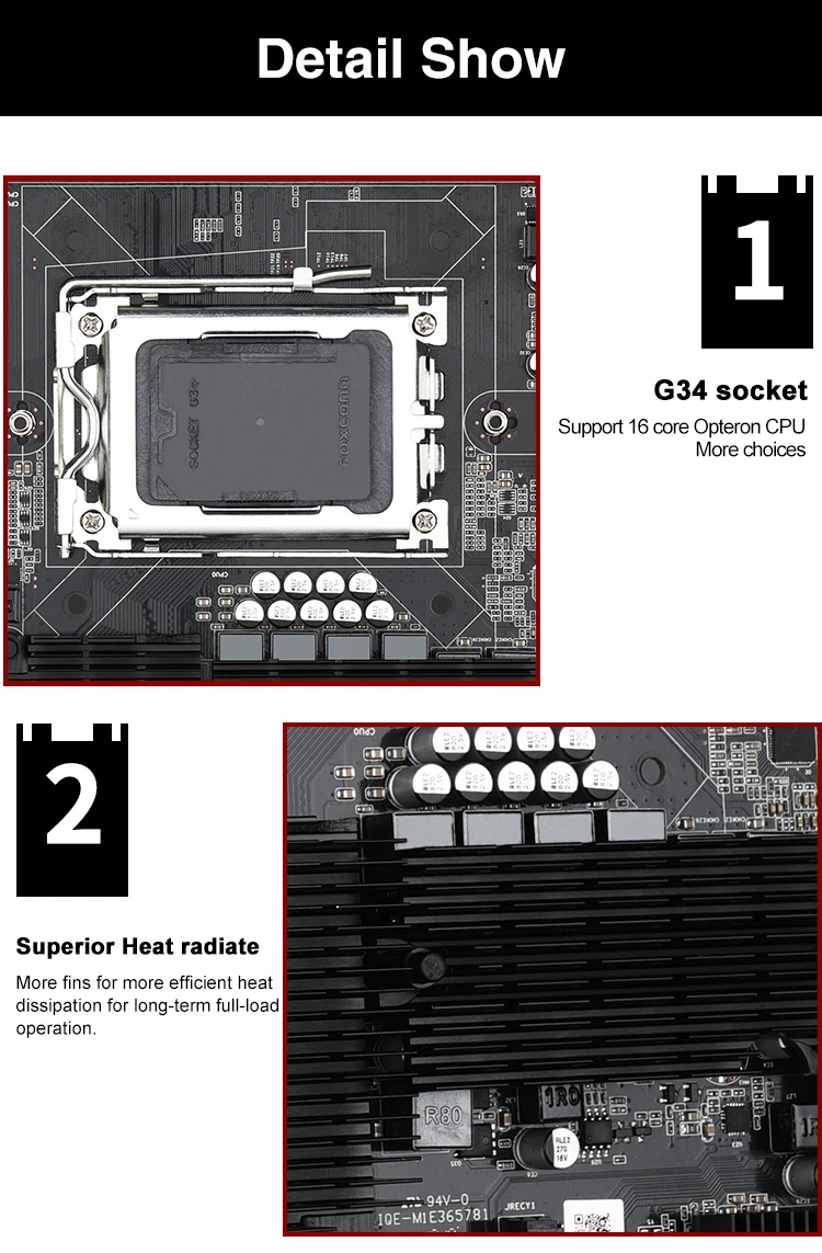Материнская плата JINGSHA Socket G34 X89L DDR3 двухканальная макс. 32 ГБ памяти SATA II USB3.0 набор