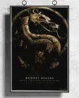 NJ554 MORTAL KOMBAT, кино, видеоигра, Боевая Наклейка на стену, Шелковый постер, искусство, украшение для дома