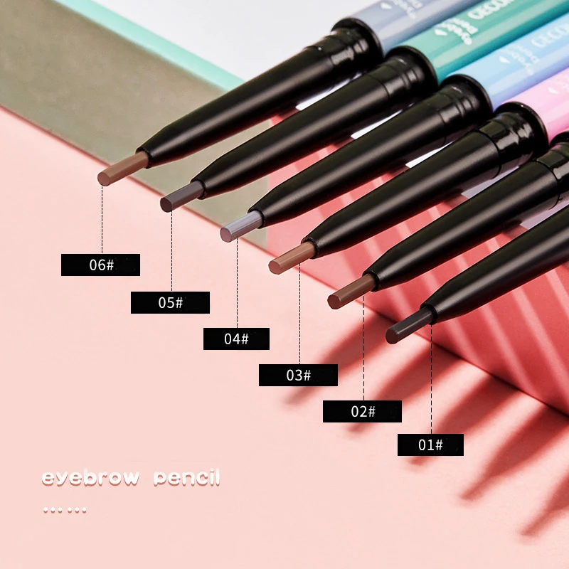 Карандаш для бровей 1 5 мм водостойкий натуральный долговечный карандаш с двойной