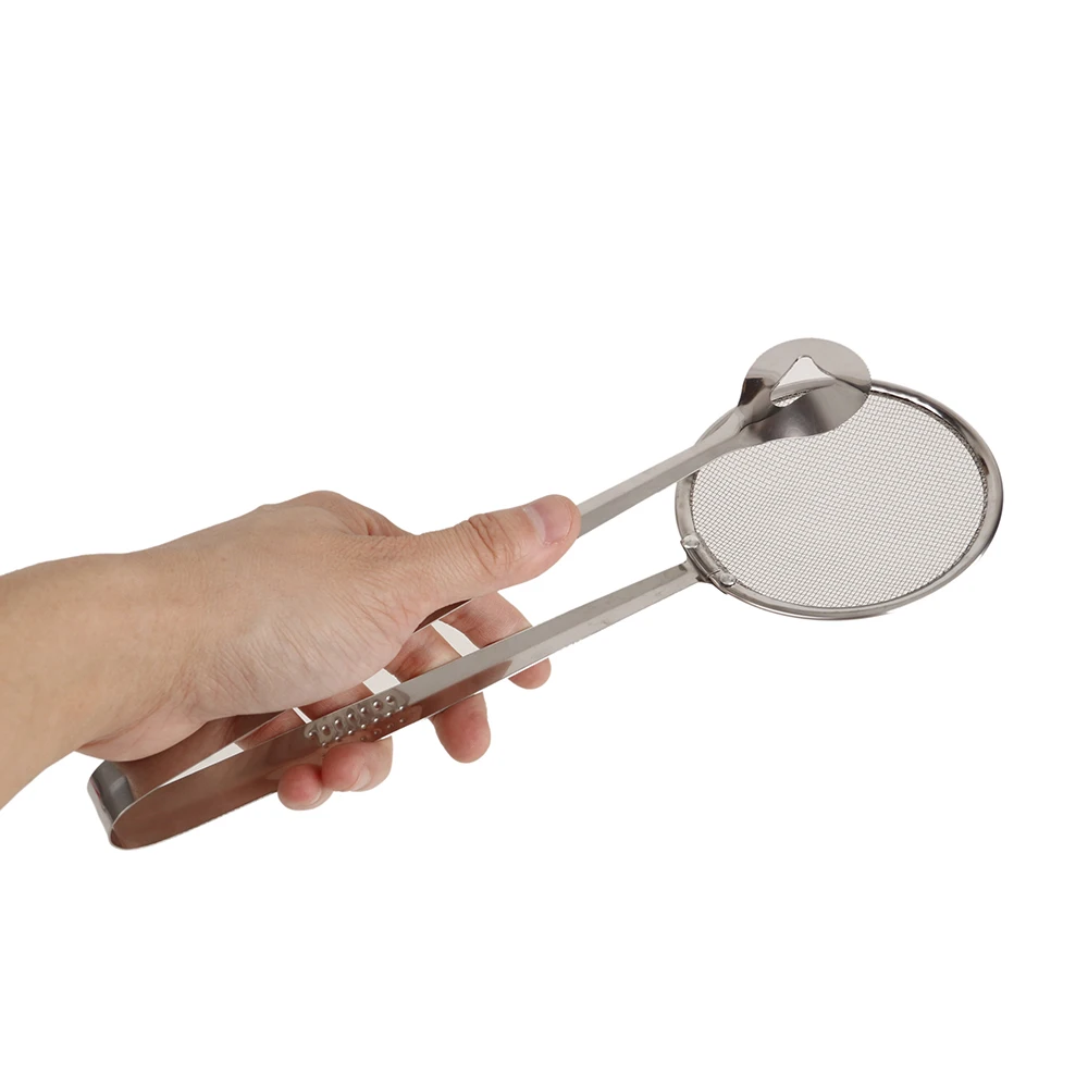 

Stainless Steel Filter Clip Drain Oil Food Fish Tofu Powder Sieve Filter Kitchen Baking Supplies Multifunctional Fried Clip