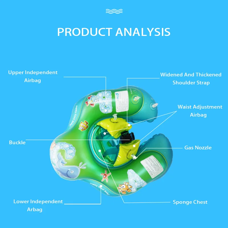 Надувное детское кольцо для плавания детский плавательный бассейн плавающий
