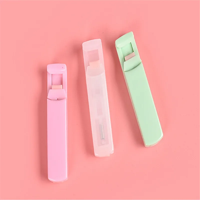 Женские щипцы для завивки ресниц пластиковые белые розовые зеленые век ручной